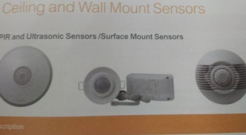 Ceiling Wall Mount Pir And Ultrasonic Sensors Usage: Industrial