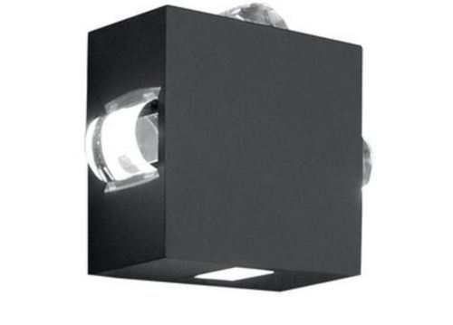 Exclusive Four Way LED Light - Black Square Design | Ideal for Hotel and Mall Applications, 1 Year Warranty, Good CRI (Ra>)