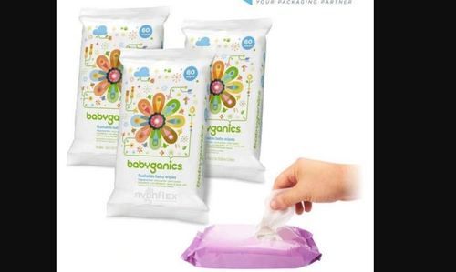Plastic Printed Laminated Wet Wipes Pouch