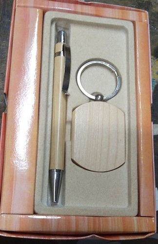 Multi Color Brown Pen Keyring Set