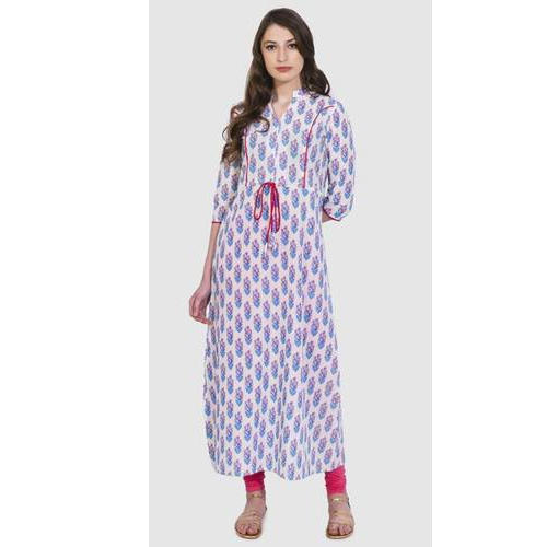 Multicolor Ladies Cotton Printed Kurti