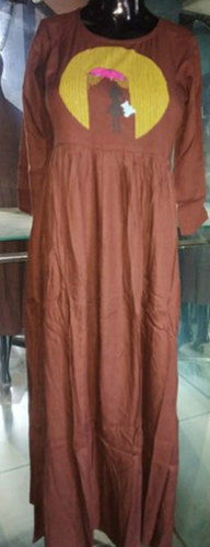 Brown Ladies Formal Wear Kurti