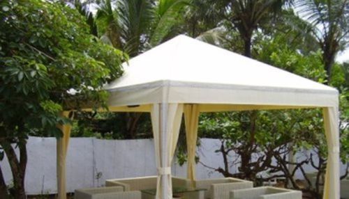 White Unique Design Gazebo Tensile Structure