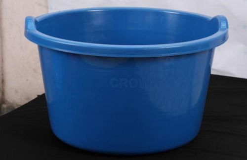 Blue Color 45 Litre Plastic Tub Hardness: Rigid