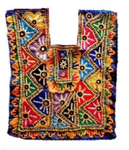 Various Colors Are Available Ethnic Banjara Gypsy Neck Yoke Kutch Embroidery Small Yokes