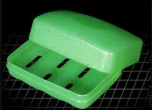 Green Color Plastic Soap Cases