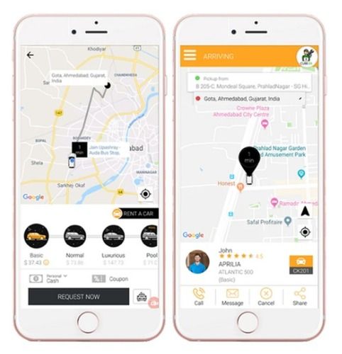 Uber OLA Taxi Booking Clone Android Application Development Service