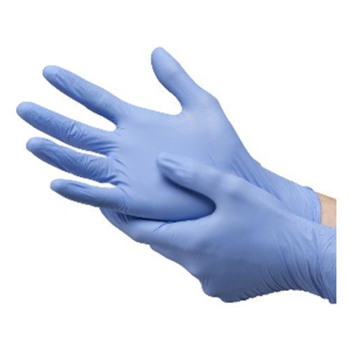 Blue Nitrile Gloves Grade: Medical