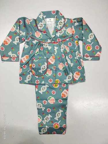 Printed Comfortable Kids Night Suit