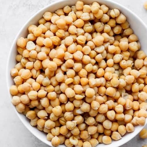 Organic Healthy And Natural White Chickpeas