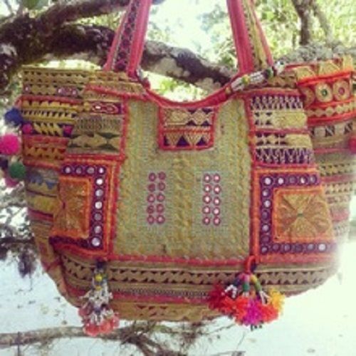 Various Colors Are Available Indian Vintage Banjara Bags Decoration With Coins