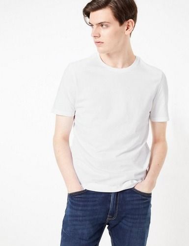 Mens Pure Cotton Crew Neck T-shirt