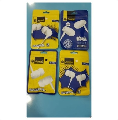 White Super Bass In Ear Wired Earphone