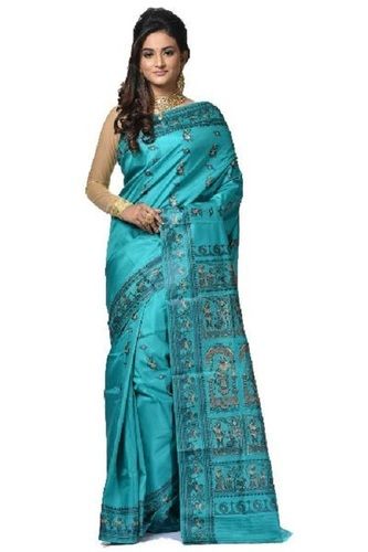 Various Colors  Are Available Women Designer Baluchari Sarees