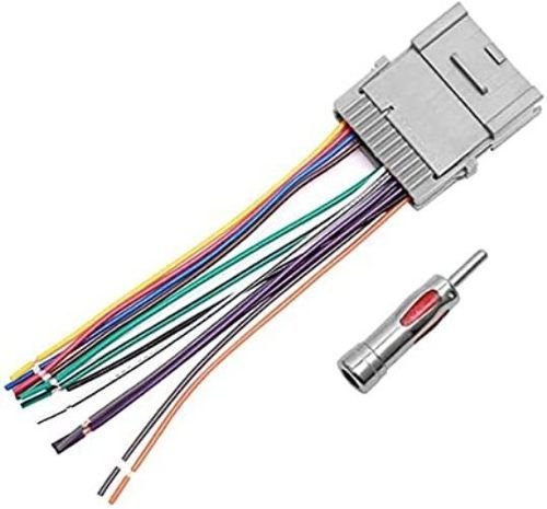 Car Stereo Radio Wiring Harness - PVC Insulation, 3-5mm Copper Wire, Flexible & Tangle-Free for Easy Installation, 3-Year Warranty