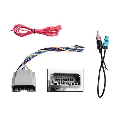 Car Stereo Radio Wiring Harness - PVC and Copper, 3-5mm Wire Thickness, Flexible and Tangle-Free Design, Compatible with All Car Models - Easy Installation with 3-Year Warranty