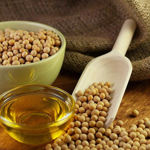 Light Yellow Crude And Refined Soybeans Oil