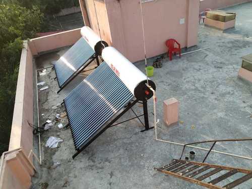 ETC Type Solar Water Heater - Stainless Steel & GI Model, 150 LPD to 15000 LPD Capacity | 5 Years Warranty, Customizable Size, Varying Number of Cells