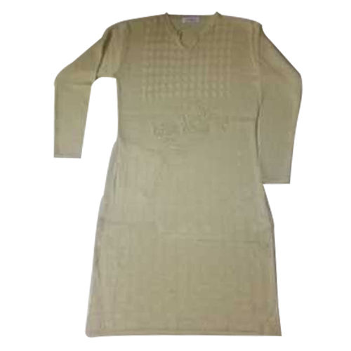 Ladies Off White Woolen Kurti