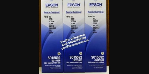 Black Epson Printer Ribbon Cartridge