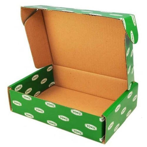 Glossy Lamination Kraft And White Corrugated Packaging Boxes