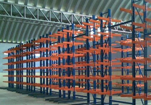 Mild Steel Cantilever Storage Racking System For Warehouse Application: Industrial