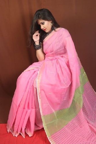 Various Colors  Are Available Plain Baha Silk Sarees