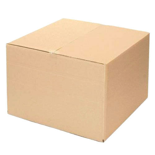 Glossy Lamination Plain Brown Carton Packaging Boxes