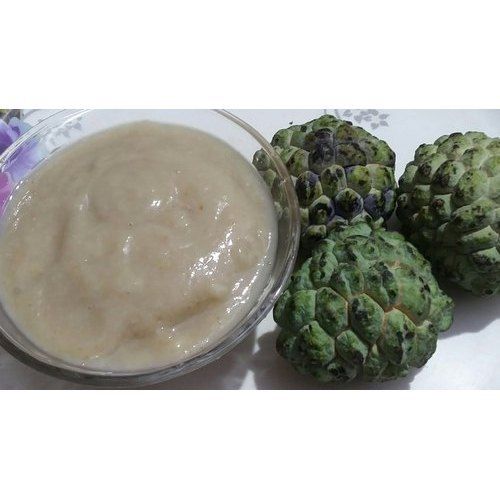 White No Artificial Flavour Custard Apple Pulp