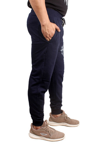 Black Blue Olive Grey Melange Blue Melange Denim Blue Light Grey Melange Fine Finish Track Pant Joggers