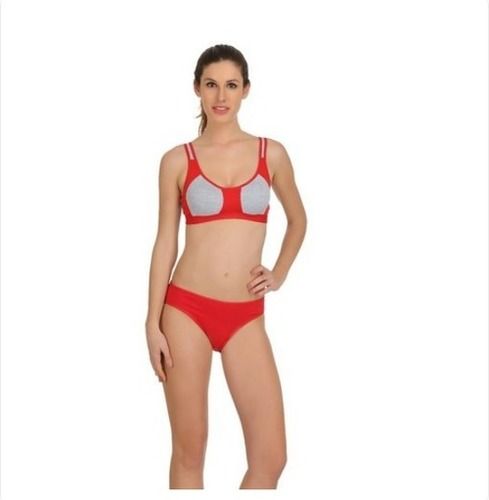 Maroon Cotton Designer Bra and Panty Set at Rs 250/set in Lucknow