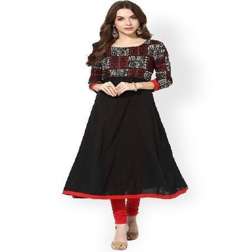 Anti Wrinkle Multicolor Stylish Ladies Kurtis