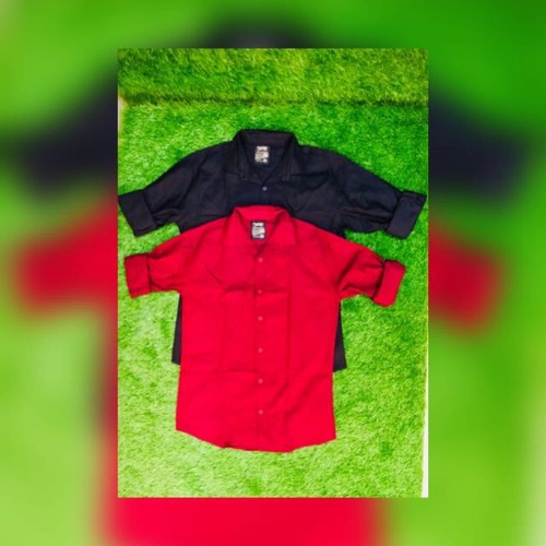 Plain Full Sleeves Shirt Collar Style: Standard
