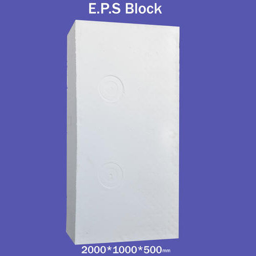 White EPS Block for Packaging