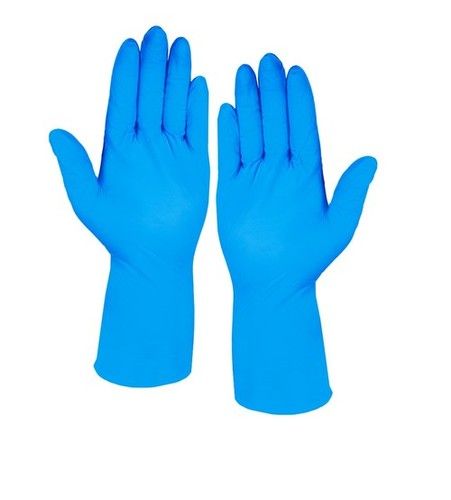 Blue Nitrile Examination Gloves