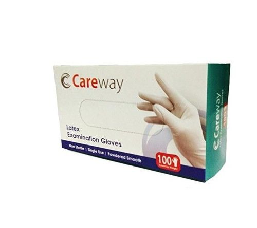 White Latex Medical Examination Disposable Powderd Hand Gloves