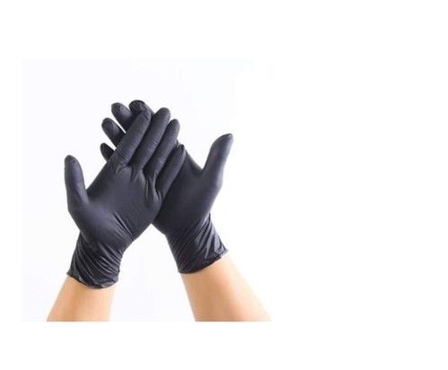 Black Nitrile Powder Free Examination Hand Gloves