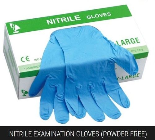 Nitrile Powder Free Medical Examination Hand Gloves