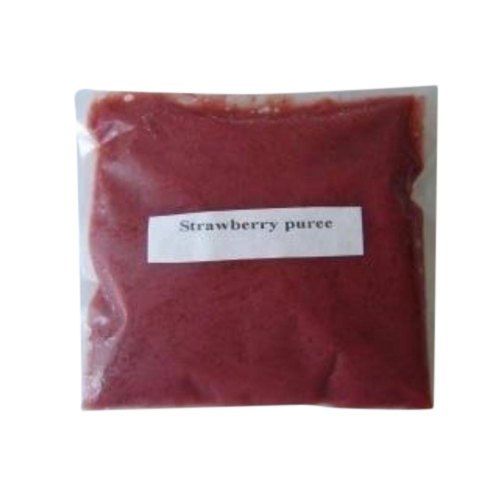 Red Color Strawberry Pulp