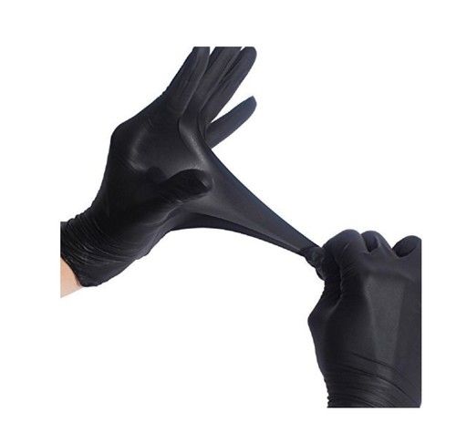 Black Sas Raven Nitrile Gloves