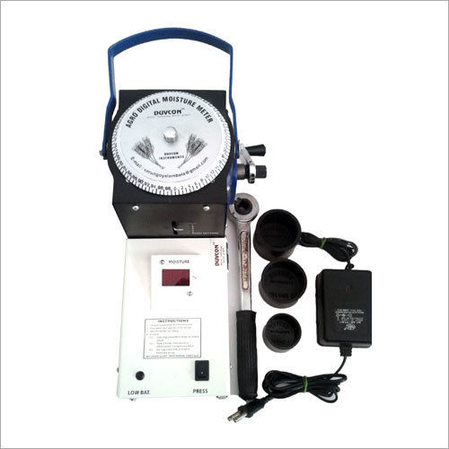 Agro Digital Moisture Meter - Metal Build | Long Life Span, Optimum Quality, Reliable Nature