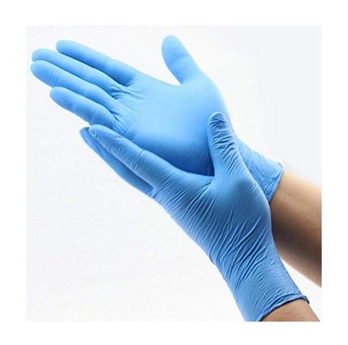 Disposable Latex Medical Examination Gloves - Full Finger, Blue Color | Recyclable, Industrial and Medical Grade, Powder-Free, Perfect for Hospital and Clinic Use