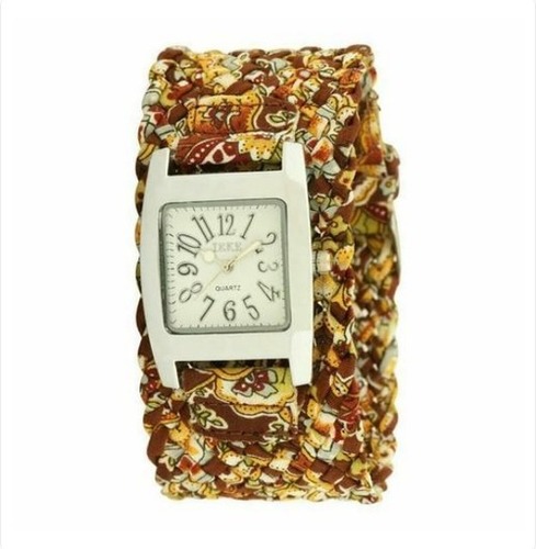 Ladies Square Dial Wrist Watch Color Of Band: Multicolour