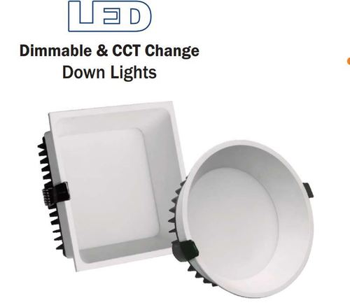 Teknolite 20W Dimmable LED Down Light - Aluminum, 170x170x65mm | Mobile & Remote Operation, CCT Change 3000-6500K, High Lumens Output
