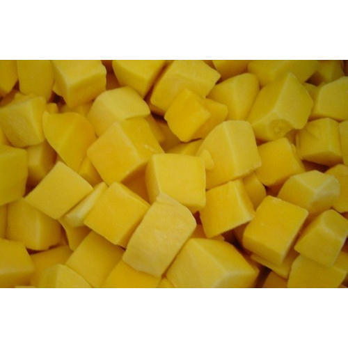 Yellow Freshness Frozen Muskmelon Cubes