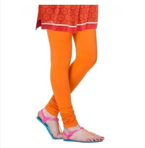 Ladies Orange Churidar Legging