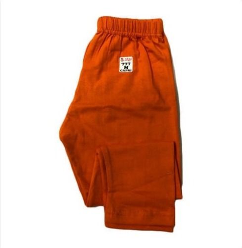 Ladies Plain Orange Capri