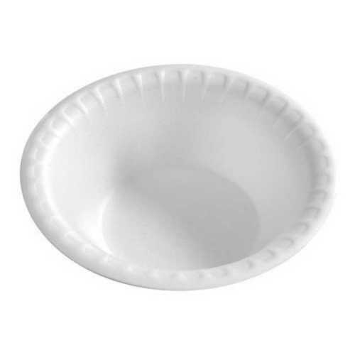 White Round Shape Foam Disposable Bowls