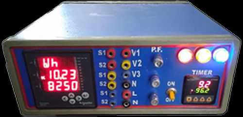 Grey Three Phase Energy Meter Calibrator