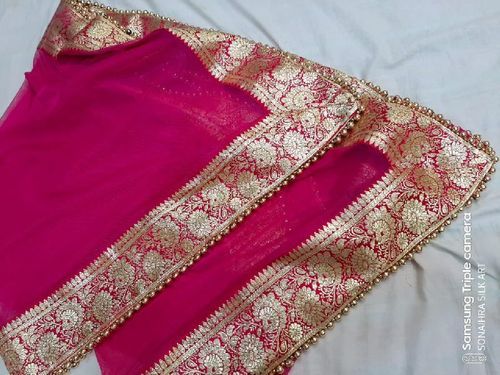 Various Colors Are Available Banarasi Silk Net Dupatta